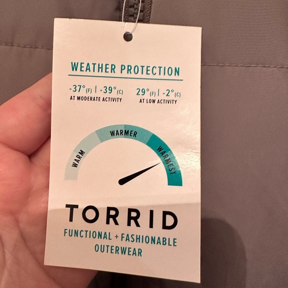 Long line torrid winter coat - Picture 5 of 11